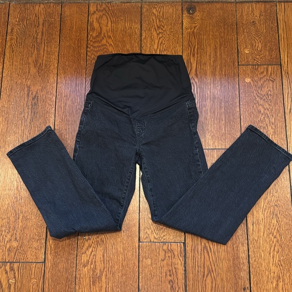 Madewell The Maternity Over-The-Belly '90s Straight Jean size 26 - Picture 2 of 2